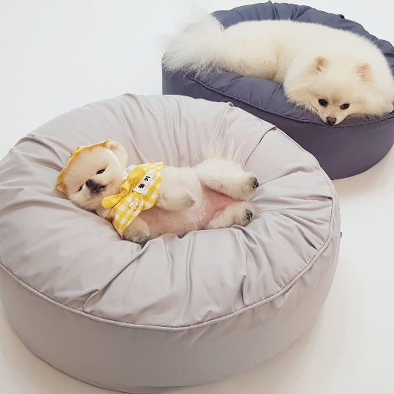 Transform Your Pet's Comfort with Our Moisture-proof Washable Large Round Bed