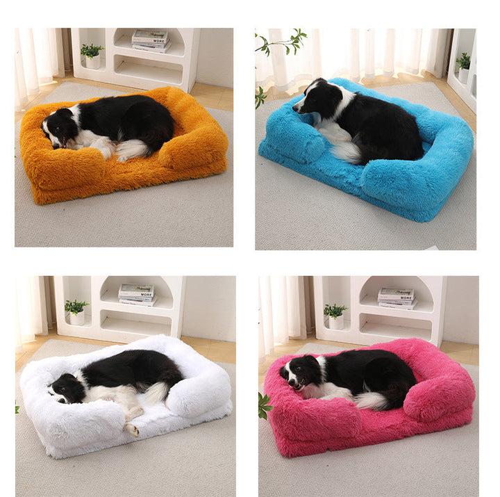 The Ultimate Comfort for Your Furry Friend: Doghouse Cathouse Plush Round Pet Bed