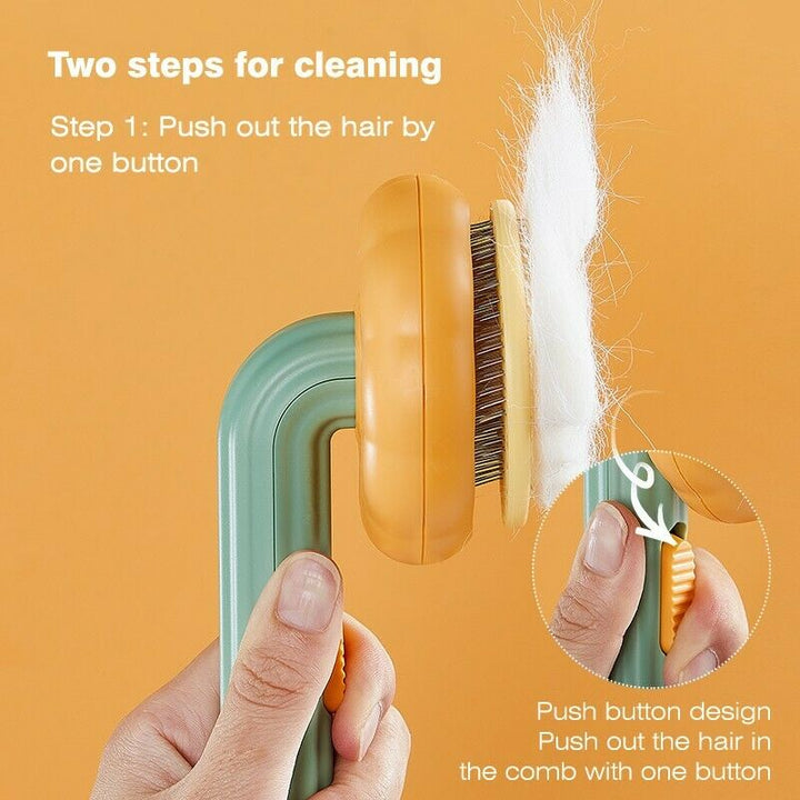 Experience the Joy of Grooming with Our Pet Grooming Self Cleaning Slicker Brush