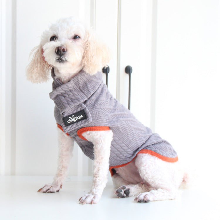 Elevate Your Pet's Wardrobe with the Vintage Twist Pet Sweater