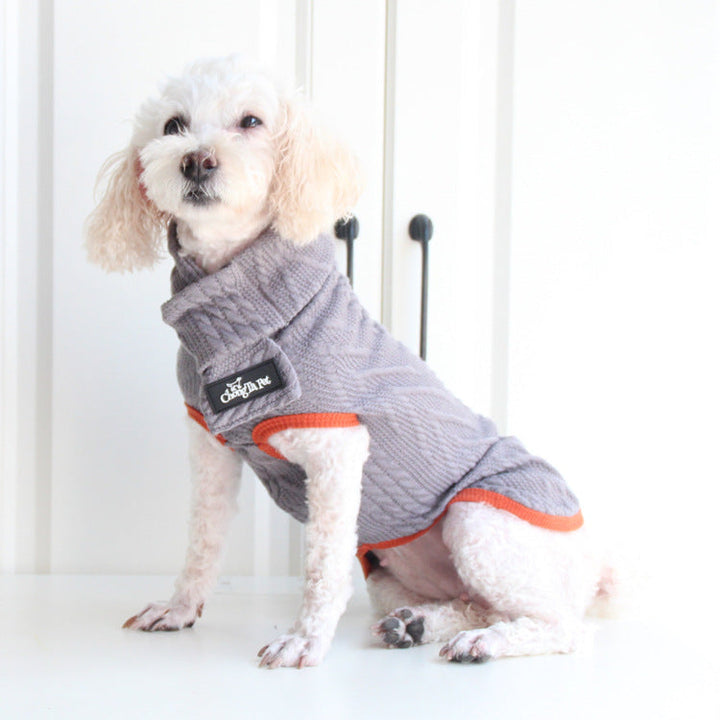 Elevate Your Pet's Wardrobe with the Vintage Twist Pet Sweater
