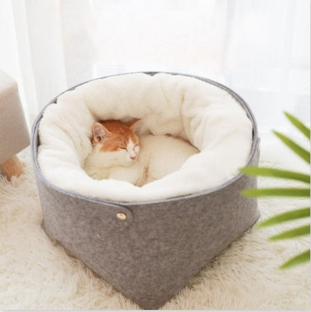 The Ultimate Comfort for Your Furry Friend: The Soft Plush Pet Bed