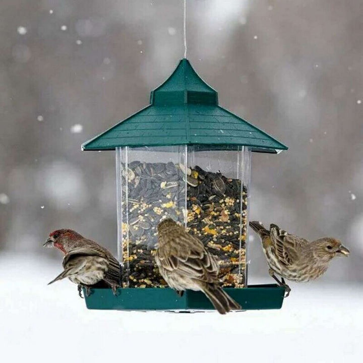Enhance Your Outdoor Experience with the Outdoor Balcony Waterproof Hanging Bird Feeder