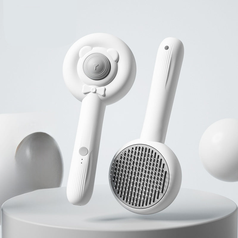 Revitalize Your Pet's Grooming Routine with the Rechargeable Two-In-One Cleaning Brush & Nail Trimmer