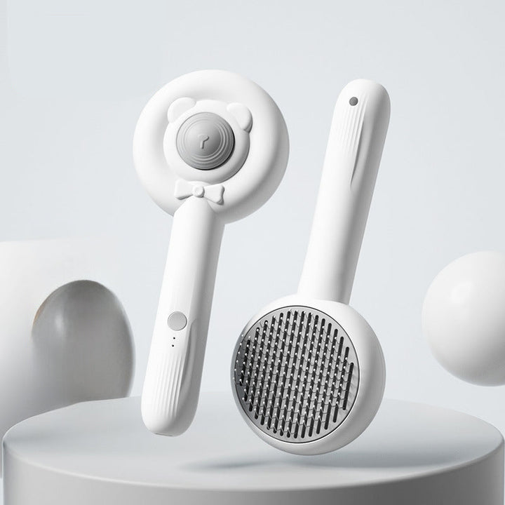 Revitalize Your Pet's Grooming Routine with the Rechargeable Two-In-One Cleaning Brush & Nail Trimmer