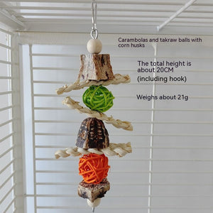 Enhance Your Pet's Playtime with Our Parrot Toys Bird Stand Rod Cage