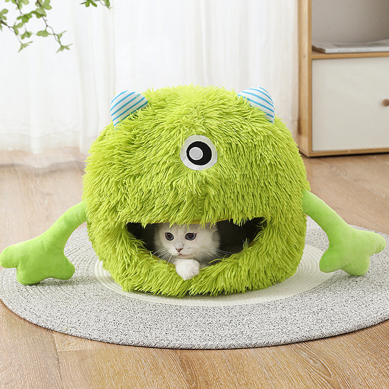 Discover the Ultimate Comfort for Your Furry Friend with Our Washable Fluffy Round Pet Bed