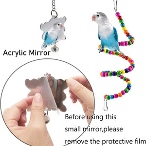 The Ultimate Playtime for Your Feathered Friends: 7PCs Parrot Toys