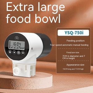 Transform Your Fish Care Routine with the Fish Tank Intelligent Timing Feeder