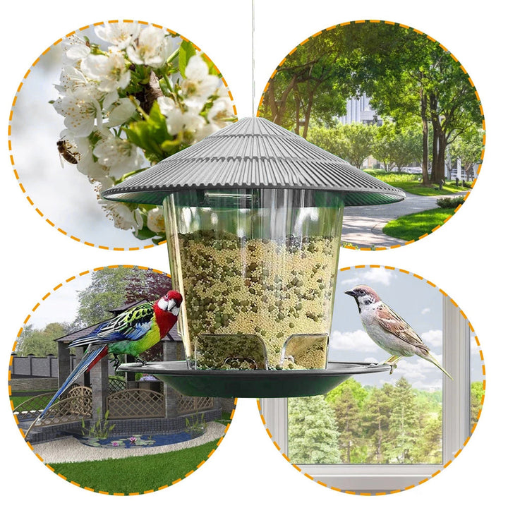 Transform Your Outdoor Space with Our Outdoor Garden Hanging Metal Bird Feeder