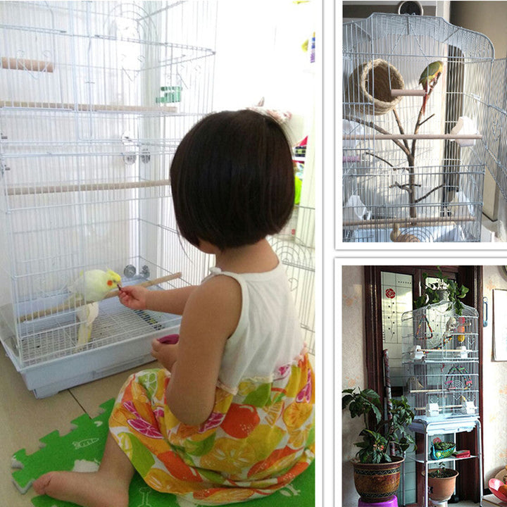 Portable Pet Display Wire Bird Parrot Cage
