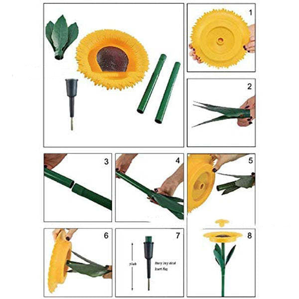 Outdoor Sunflower Bird Feeder Meguiar Garden