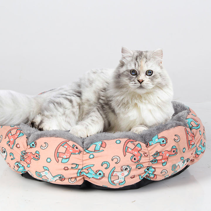 Pet Calming Donut Bed