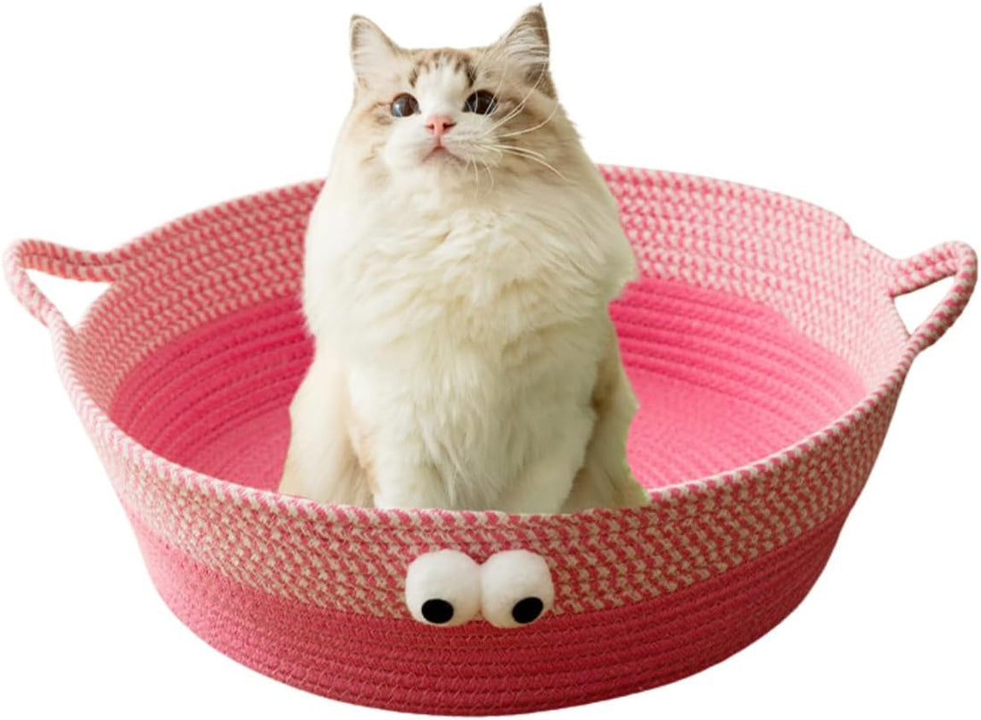 Scratch Woven Cotton Rope Pet Bed