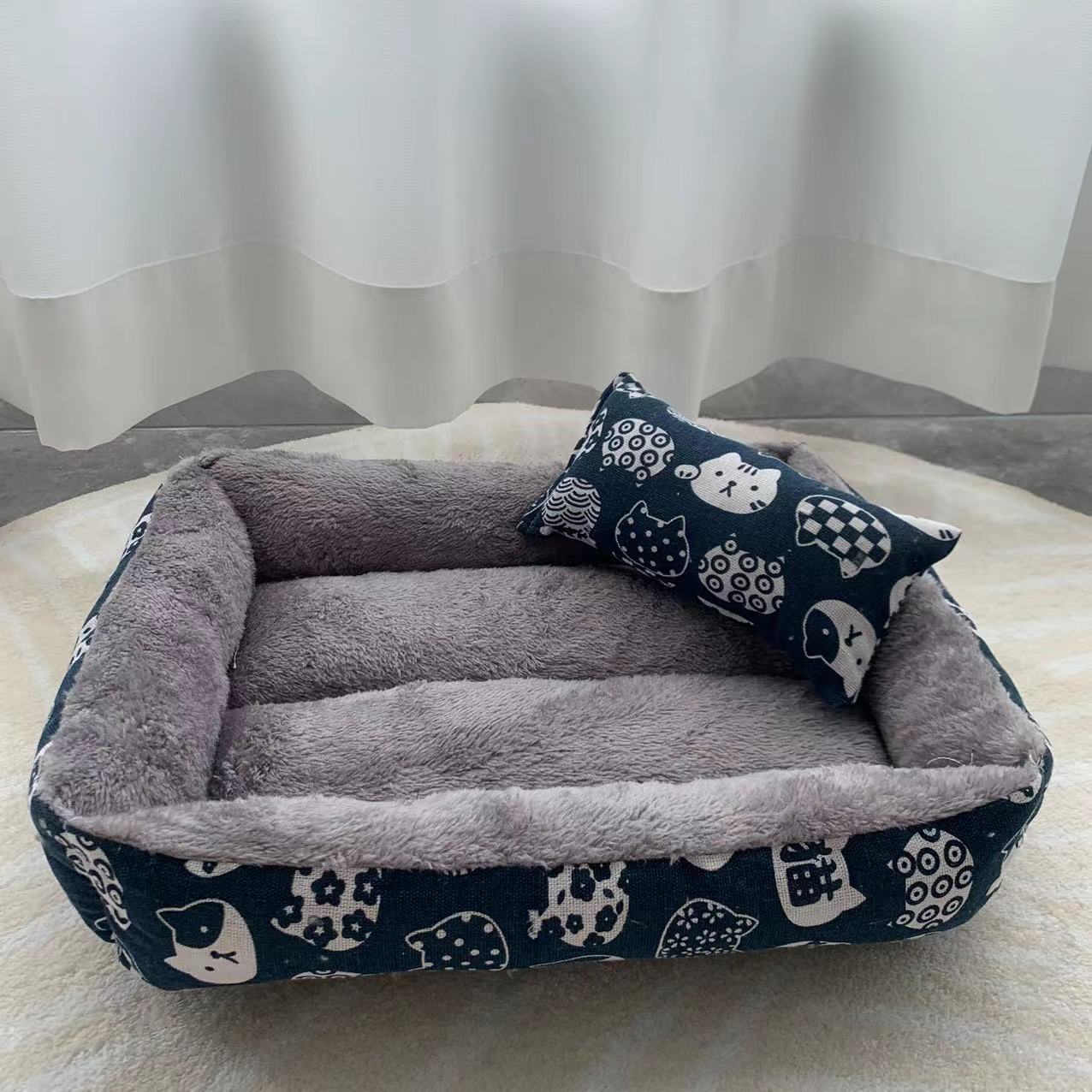 Linen Pet Bed Moisture-proof