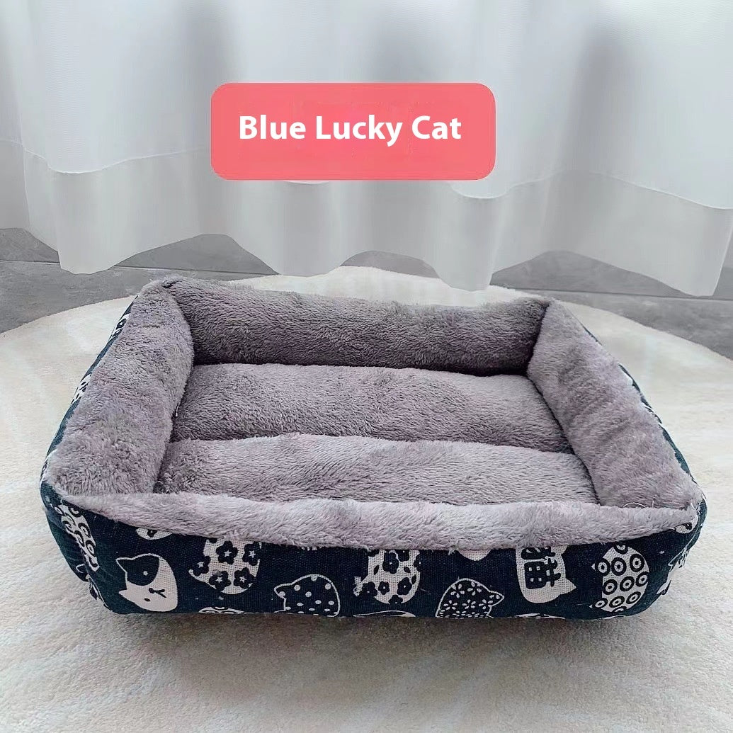 Linen Pet Bed Moisture-proof