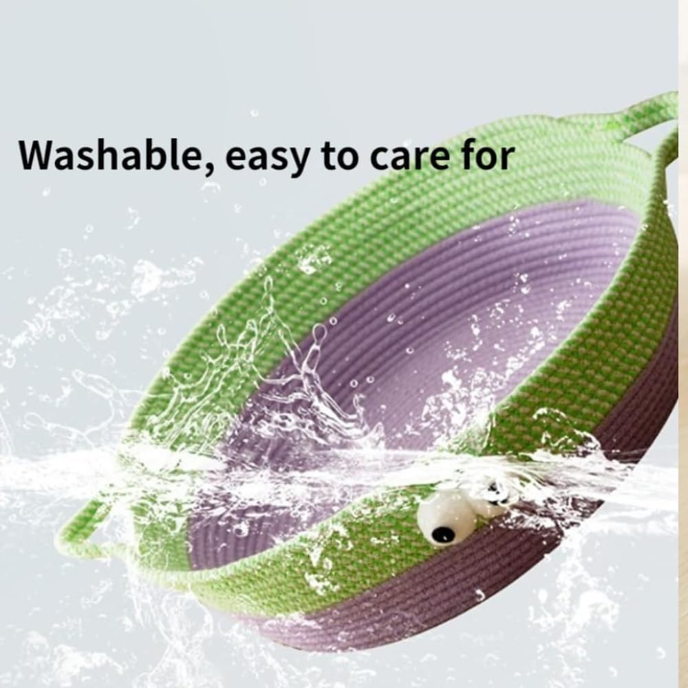 Scratch Woven Cotton Rope Pet Bed