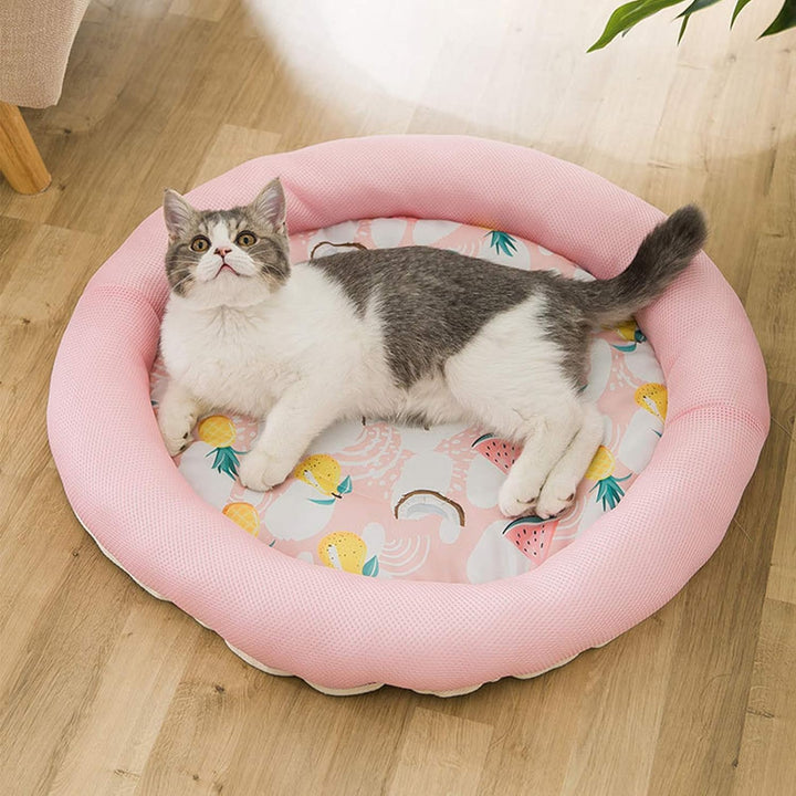 Cooling Cushion Round Breathable Pet Bed