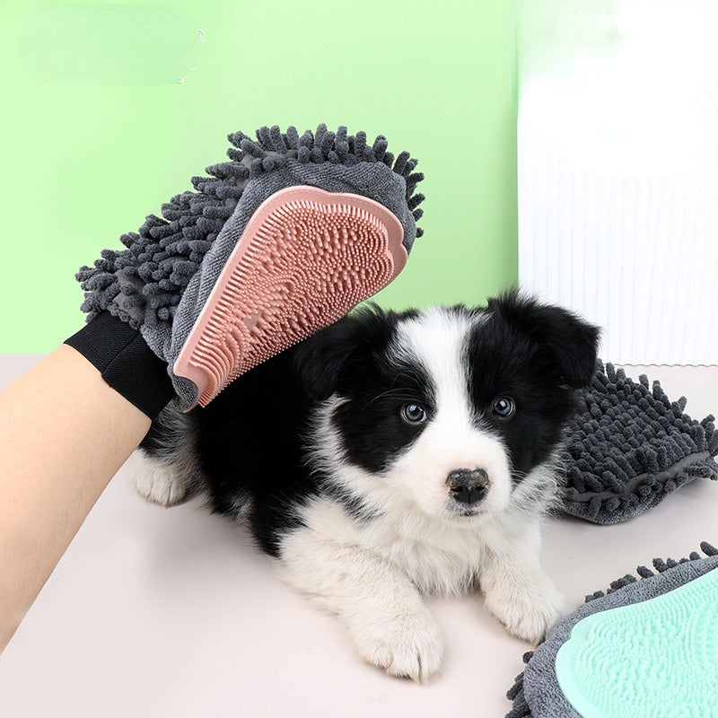 Pet Bathing 2-in-1 Grooming Glove