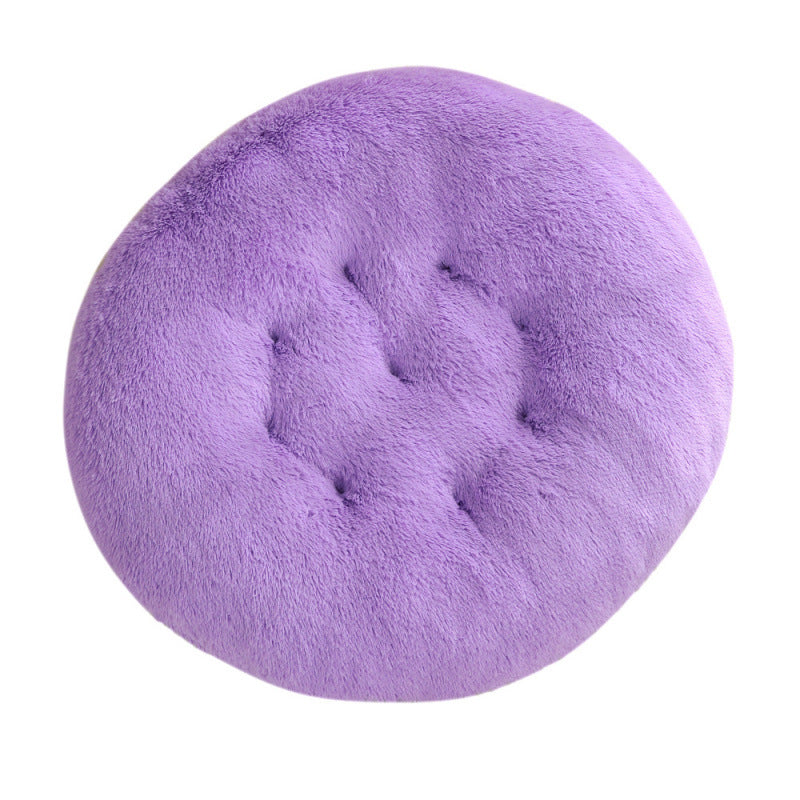 Round Pet Plush Warm Sleep Bed