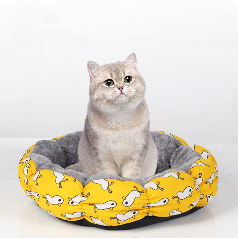 Pet Calming Donut Bed