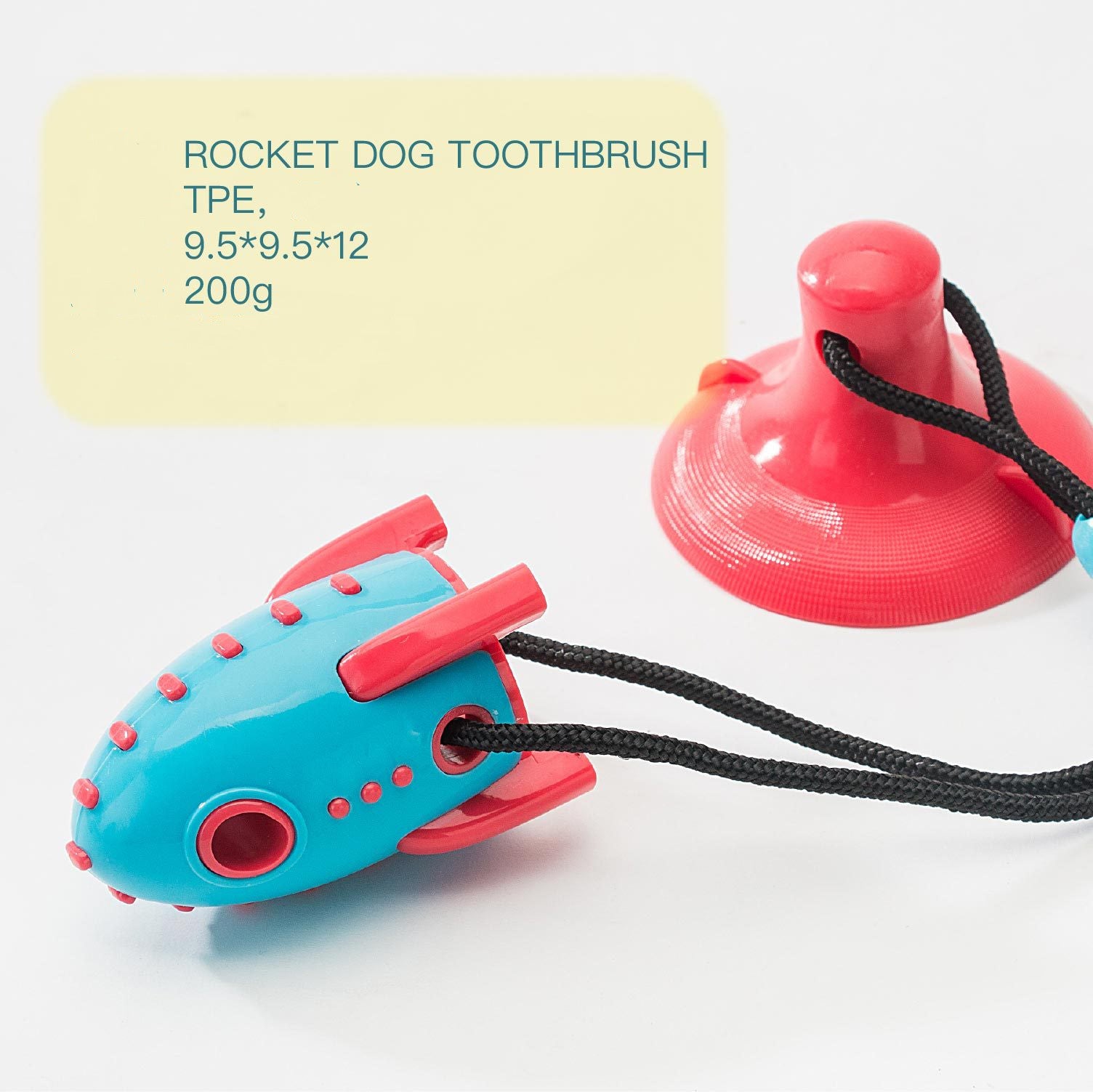 Rocket Dog Leaking Food Bite Toys