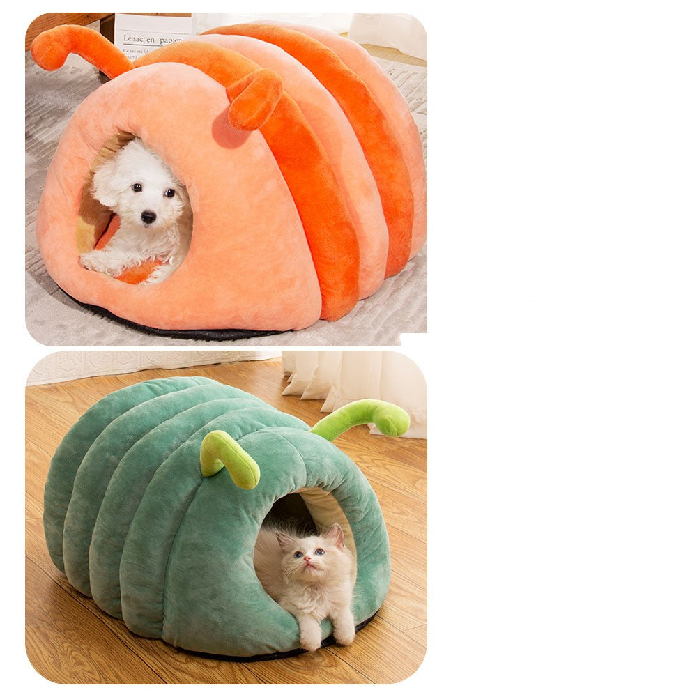 Plush Winter Warm Pet Bed