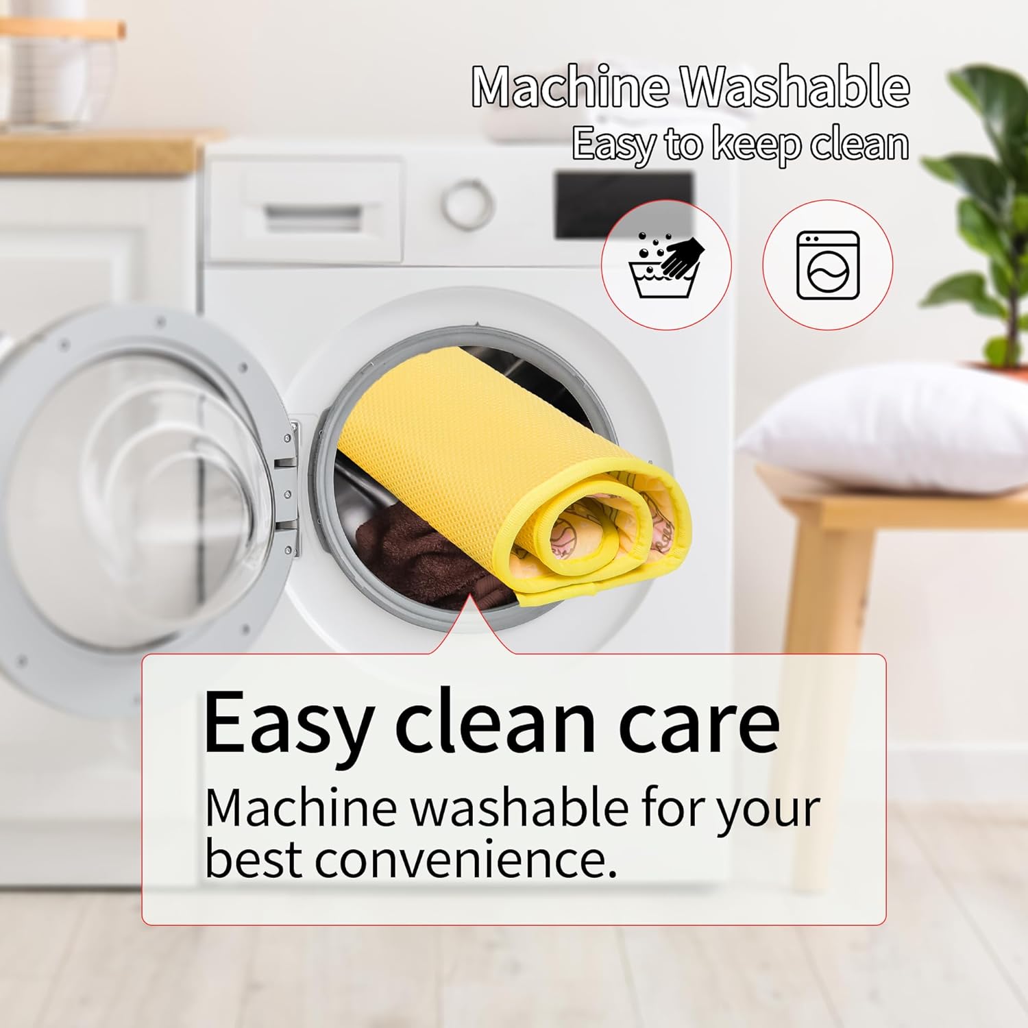 Calming Fluffy Flower Round Donut Bed