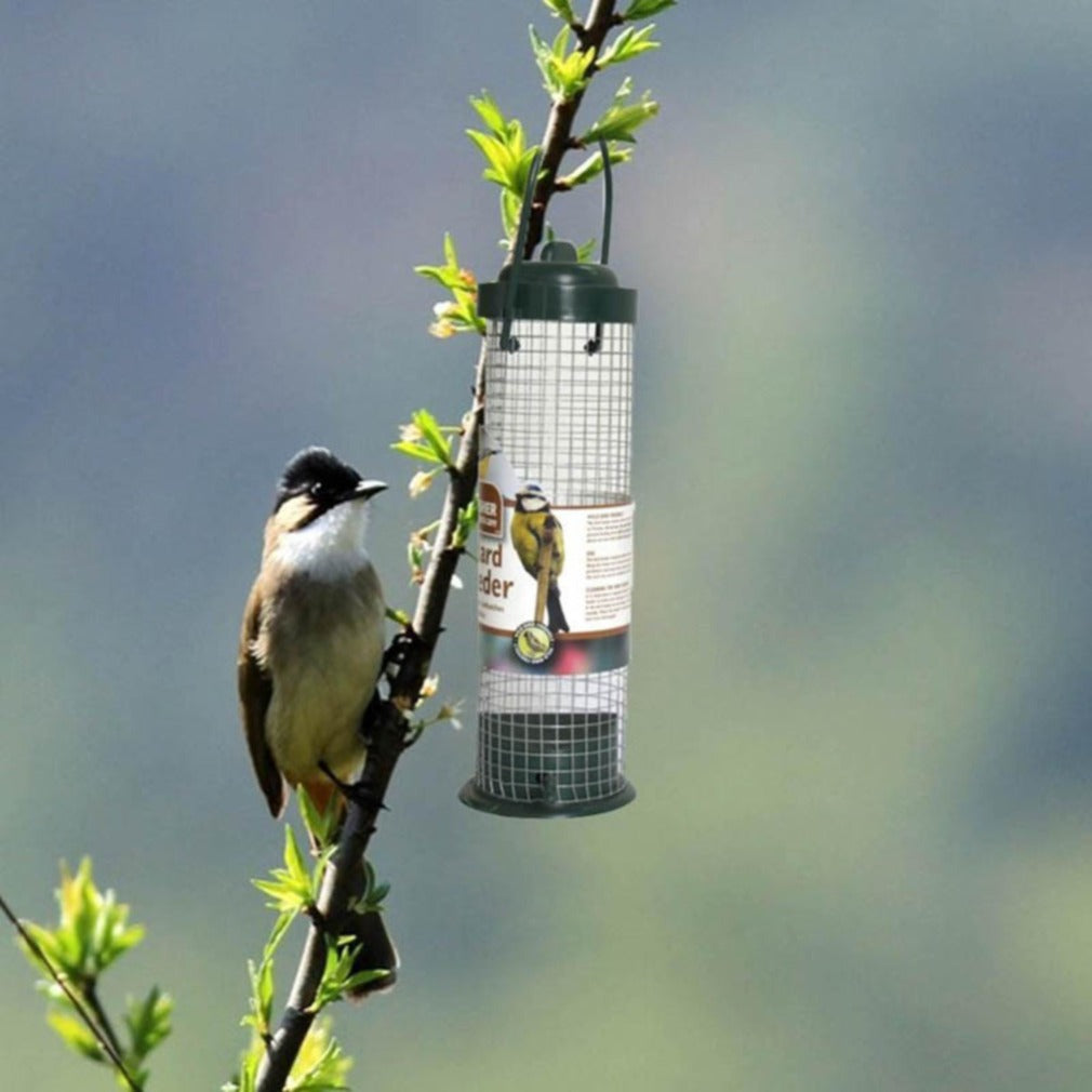 Hanging Plastic Mesh Bird Feeder