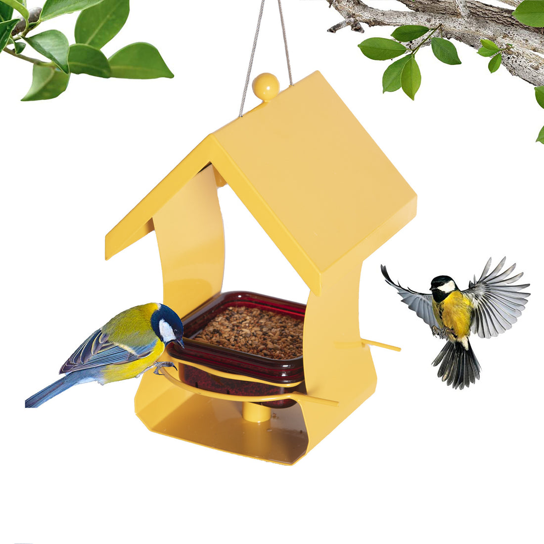 Outdoor Hanging Metal Bird Feeder
