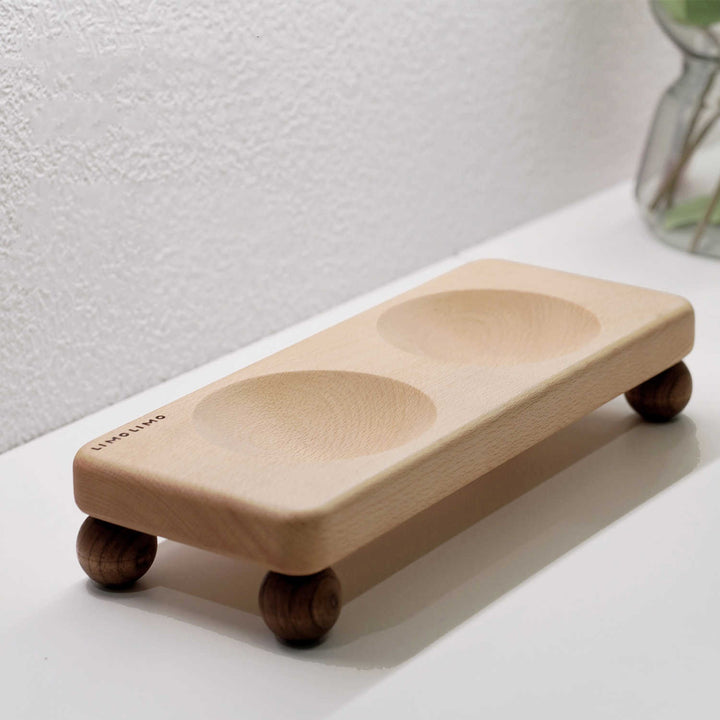 Solid Wood Pet Bowl Feeding Bowl