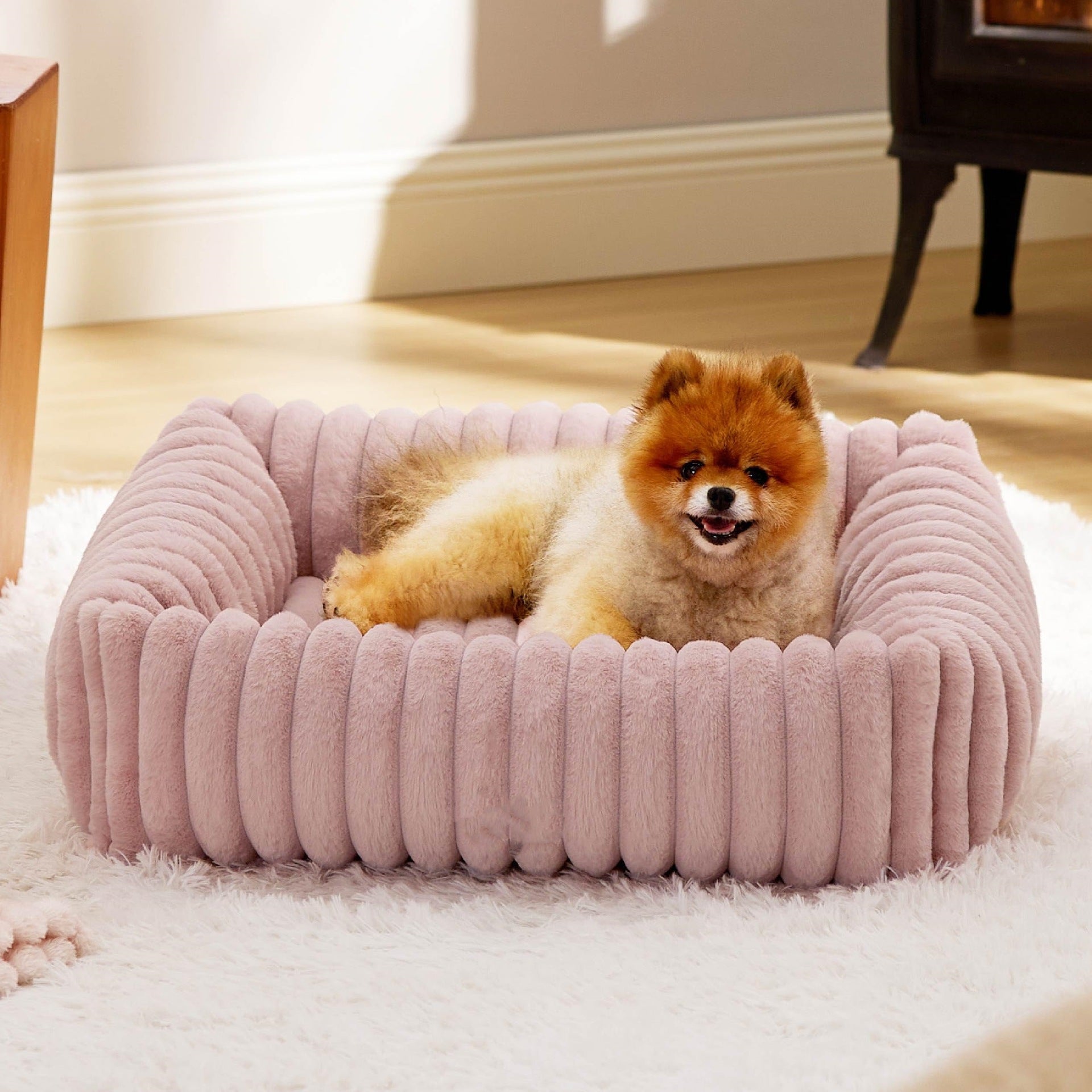 Pet Supplies Warm Plush Pet Bed