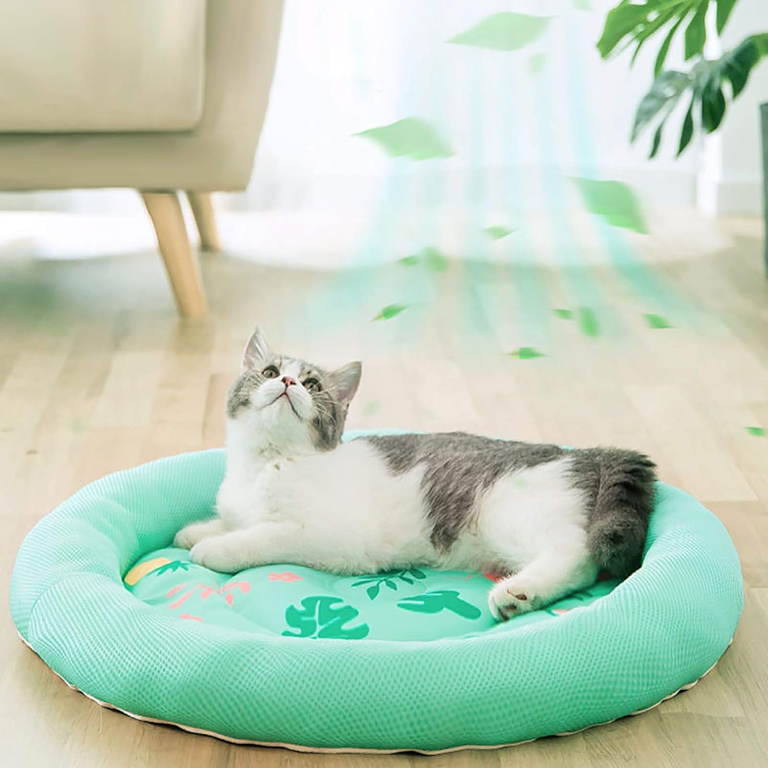 Cooling Cushion Round Breathable Pet Bed