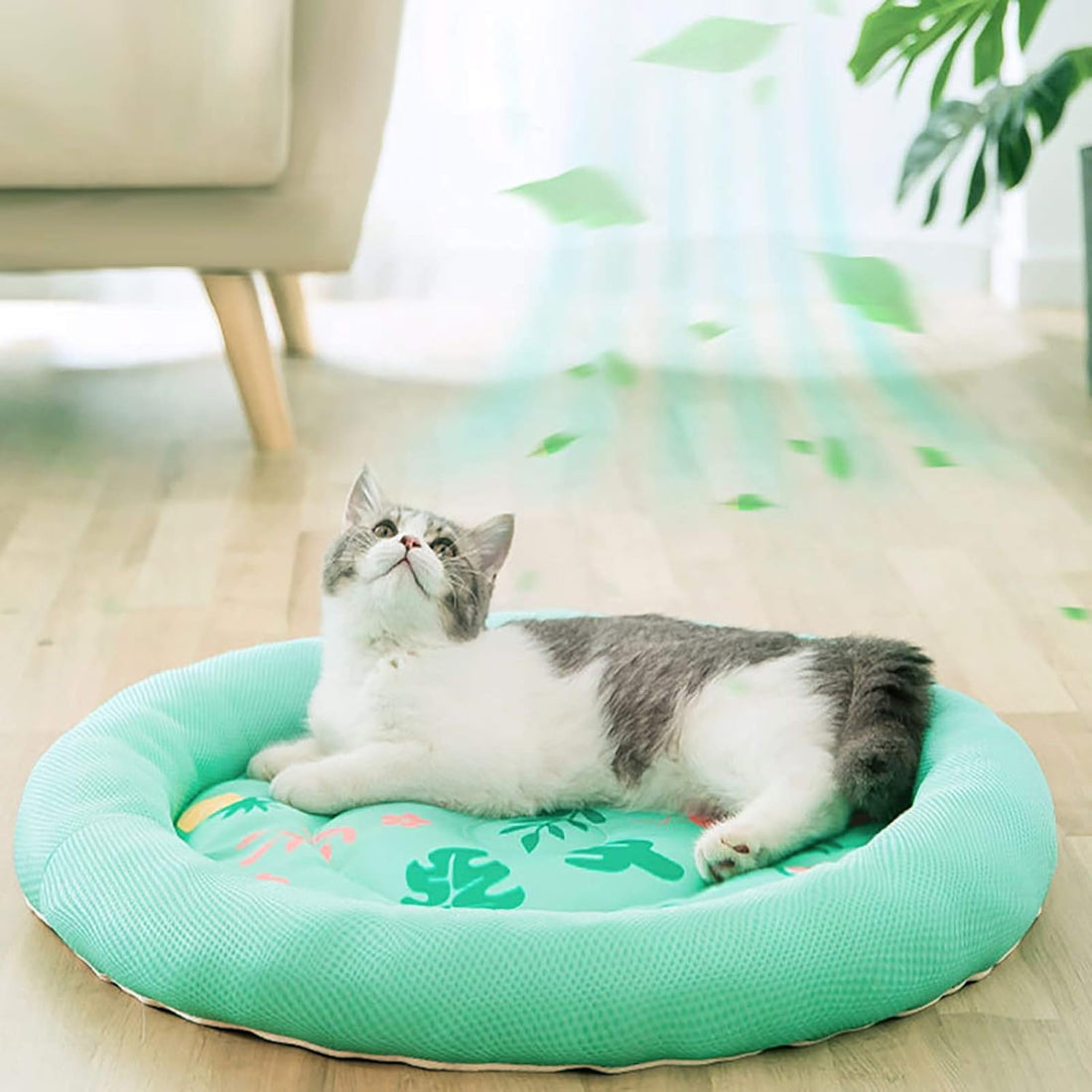 Cooling Cushion Round Breathable Pet Bed