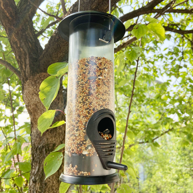 Outdoor Bird Hanging Automatic Feeder
