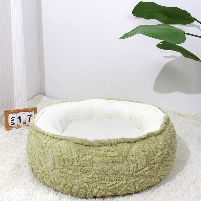 Pet Round Soft And Warm Bed