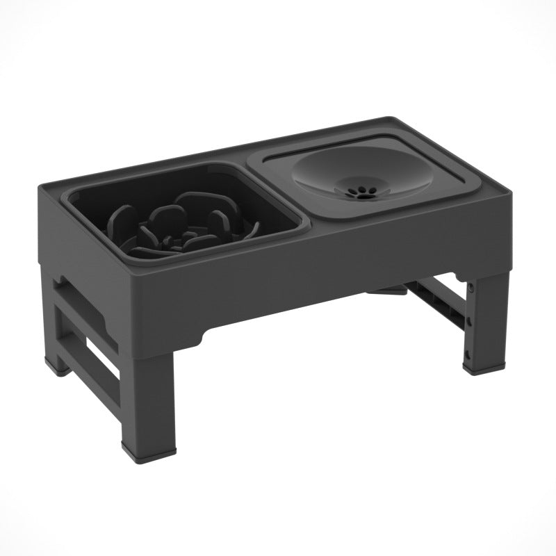 Stainless Stand Adjustable Pet Feeding Dish Bowl