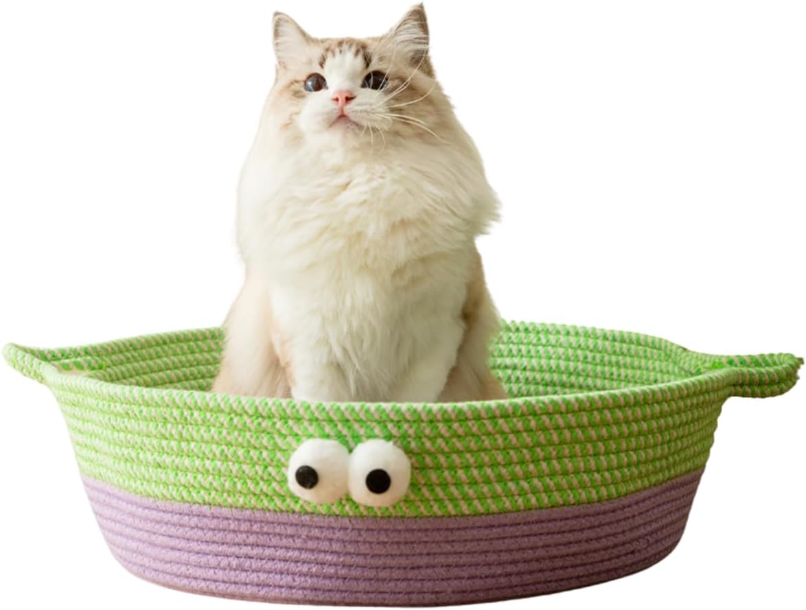 Scratch Woven Cotton Rope Pet Bed