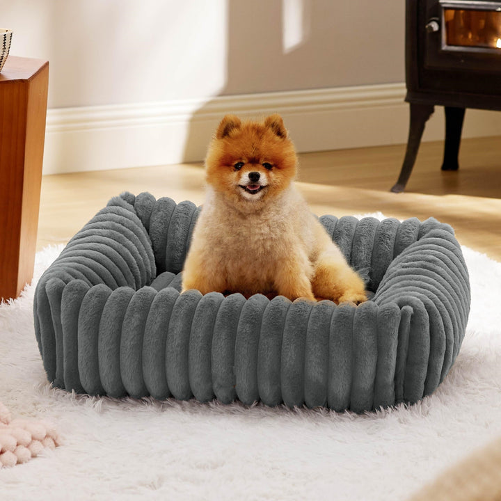 Pet Supplies Warm Plush Pet Bed