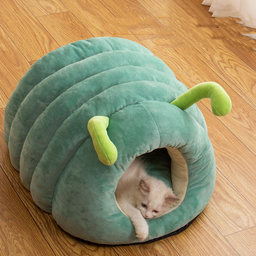 Plush Winter Warm Pet Bed