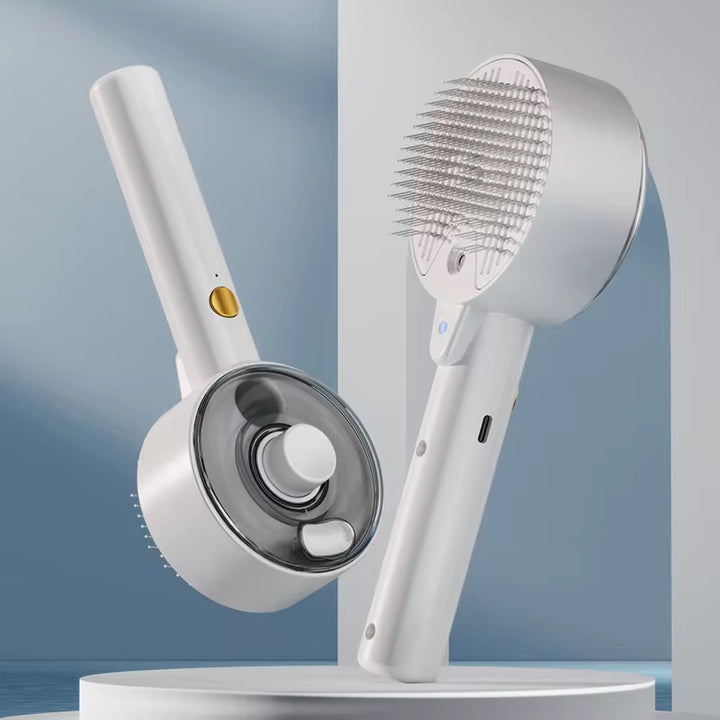 Pet Electric Sprayer Brush For Massage