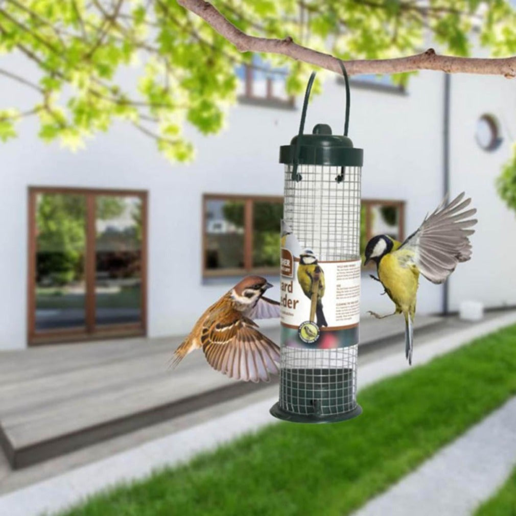 Hanging Plastic Mesh Bird Feeder