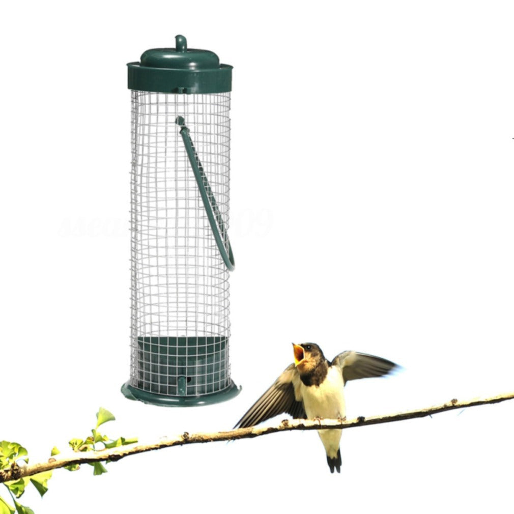 Hanging Plastic Mesh Bird Feeder