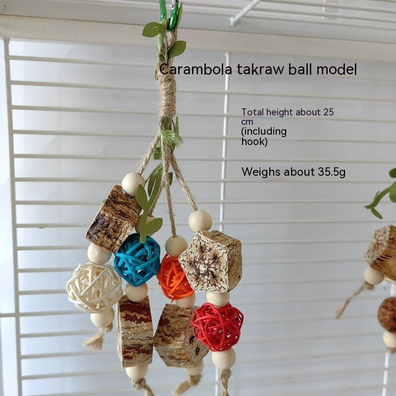 Parrot Toys Bird Stand Rod Cage