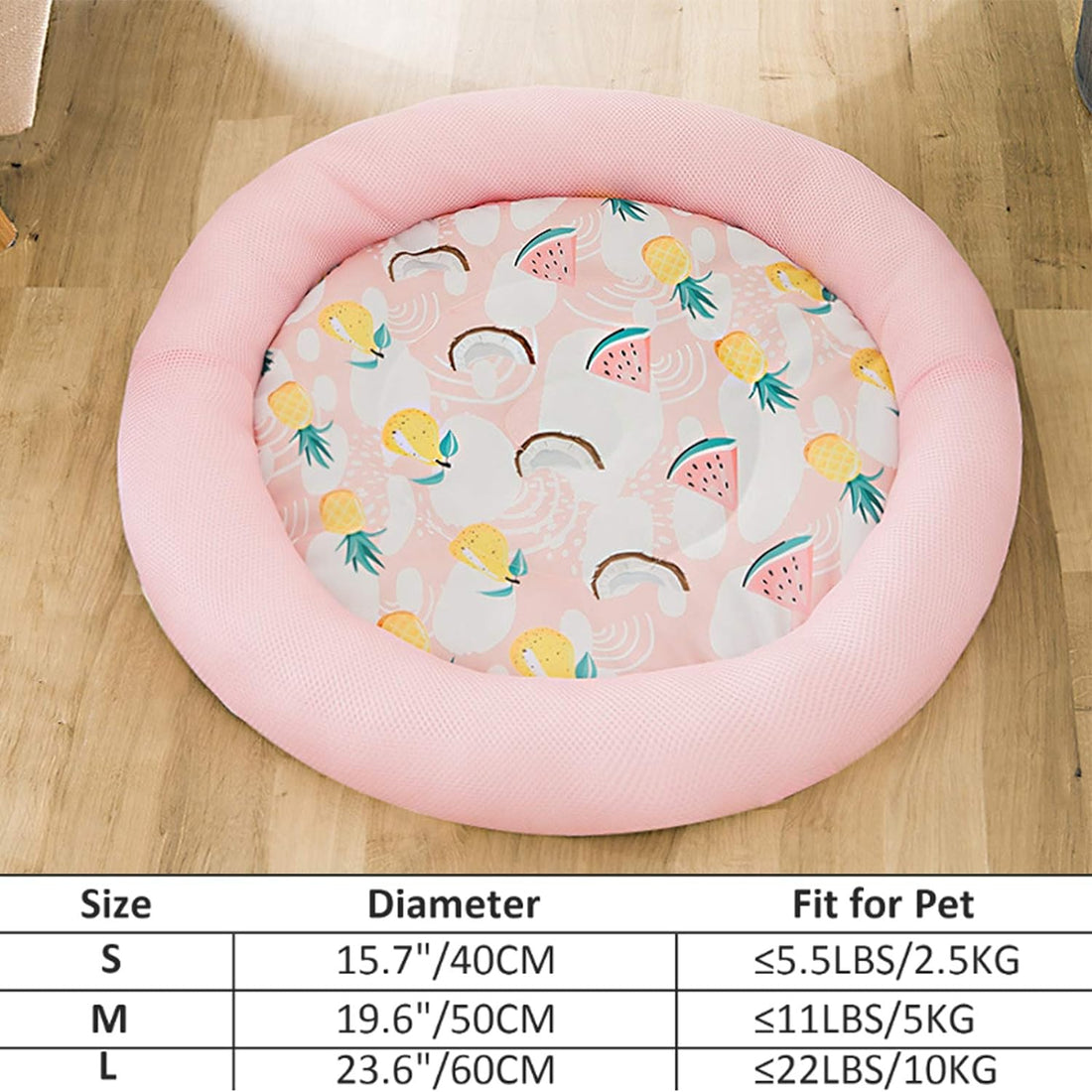 Cooling Cushion Round Breathable Pet Bed