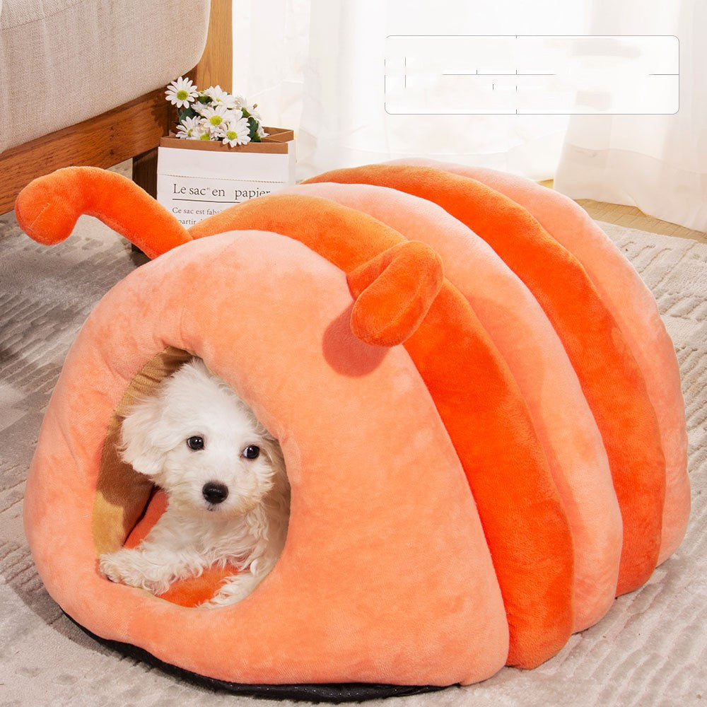 Plush Winter Warm Pet Bed
