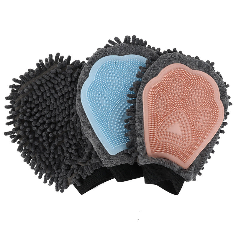Pet Bathing 2-in-1 Grooming Glove